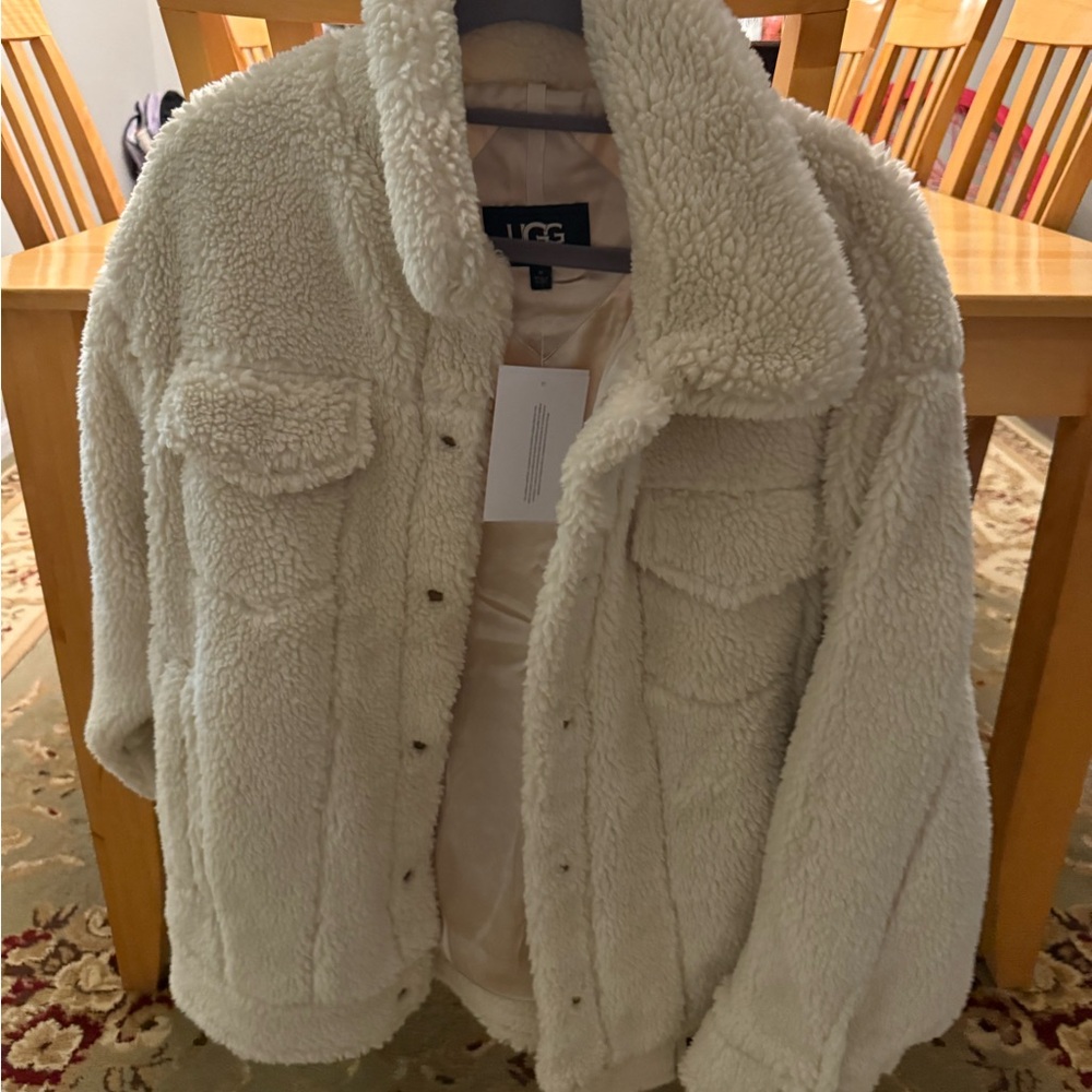 UGG Cream Sherpa Jacket